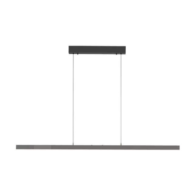 LED Pendelleuchte mit Comfort Lift, anthrazit, höhenverstellbar, ausziehbar