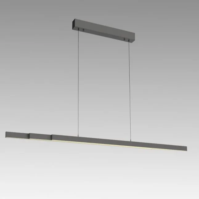 LED Pendelleuchte mit Comfort Lift, anthrazit, höhenverstellbar, ausziehbar