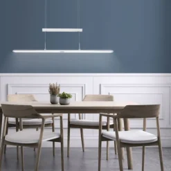 LED-Pendelleuchte, modern, höhenverstellbar, Sensordimmer, CCT