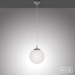 LED Pendelleuchte opal mattem Glas 25cm IP20 Innenleuchte