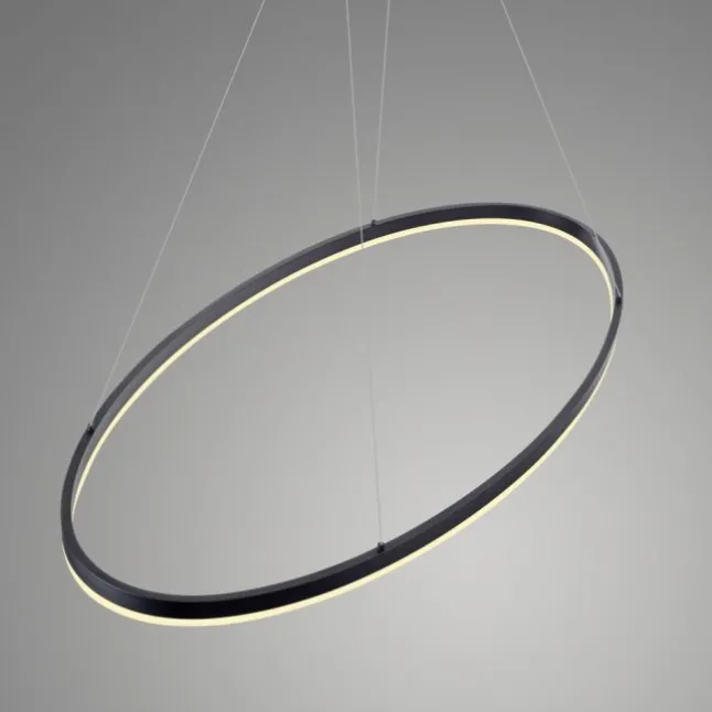 LED Pendelleuchte oval 56x56 anthrazit dimmbar Memoryfunktion