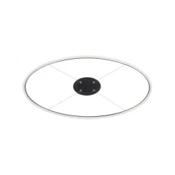 LED Pendelleuchte oval 40x40 anthrazit dimmbar Memoryfunktion