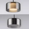 LED Pendelleuchte RIKA schwarz dimmbar höhenverstellbar Memoryfunktion
