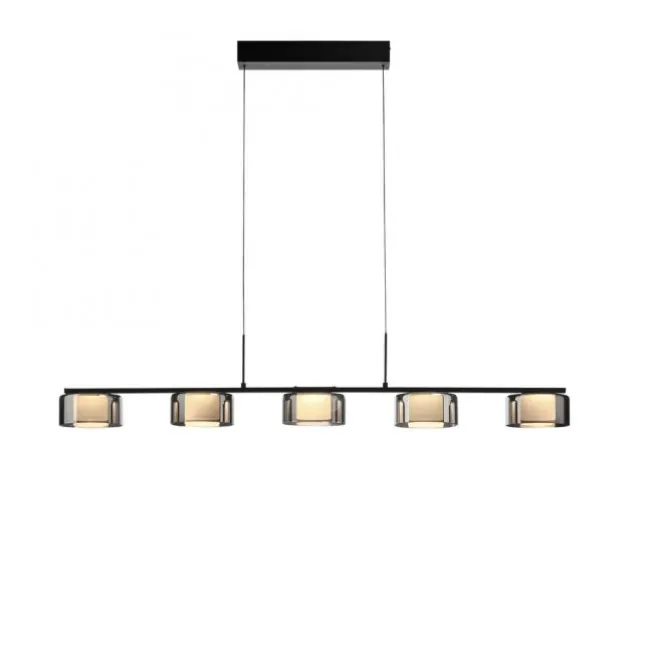 LED Pendelleuchte RIKA schwarz dimmbar höhenverstellbar Memoryfunktion