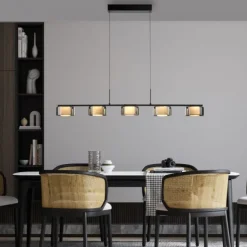 LED Pendelleuchte RIKA schwarz dimmbar höhenverstellbar Memoryfunktion
