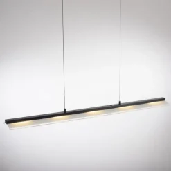 LED Pendelleuchte schwarz Comfor Lift höhenverstellbar dimmbar