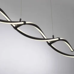 LED Pendelleuchte schwarz dimmbar per Fernbedienung Memoryfunktion CCT