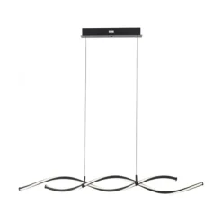 LED Pendelleuchte schwarz dimmbar per Fernbedienung Memoryfunktion CCT