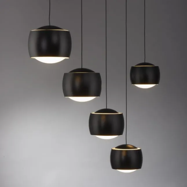 LED Pendelleuchte schwarz 5 flammig höhenverstellbar Esszimmer