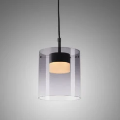 LED Pendelleuchte schwarz 1-flammig dimmbar in 3 Stufen Esszimmer