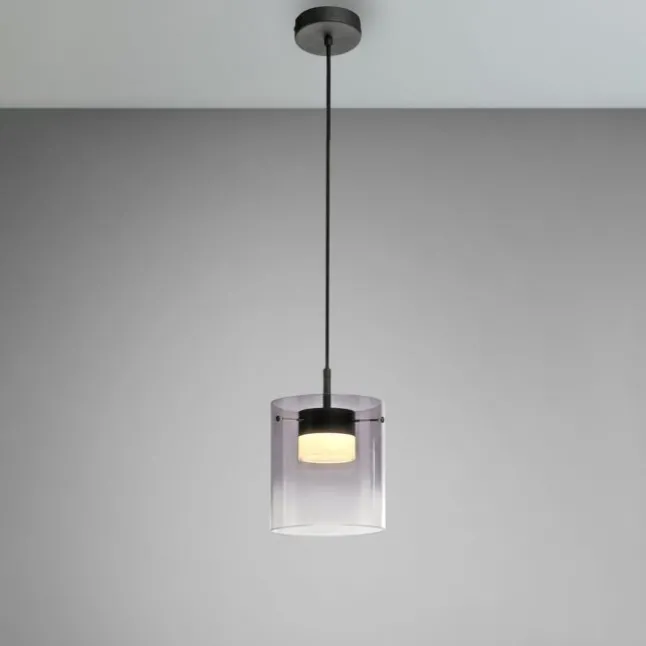 LED Pendelleuchte schwarz 1-flammig dimmbar in 3 Stufen Esszimmer