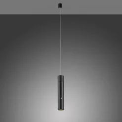 LED Pendelleuchte schwarz höhenverstellbar magnetischer Kopf Akku