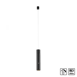 LED Pendelleuchte schwarz höhenverstellbar magnetischer Kopf Akku