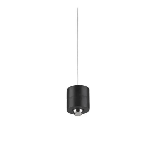 LED Pendelleuchte schwarz höhenverstellbar magnetischer Kopf Akku