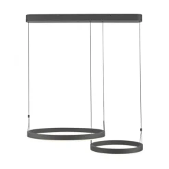 LED Pendelleuchte schwarz höhenverstellbar Fernbedienung dimmbar CCT