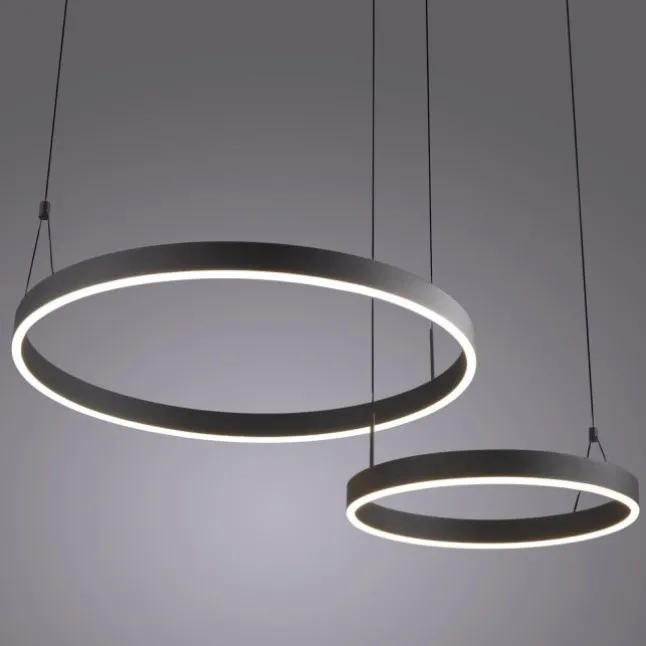 LED Pendelleuchte schwarz höhenverstellbar Fernbedienung dimmbar CCT