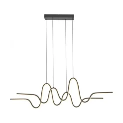 LED Pendelleuchte schwarz höhenverstellbar dimmbar in 3 Stufen