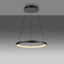 LED Pendelleuchte schwarz höhenverstellbar dimmbar Memoryfunktion