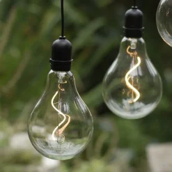 LED Pendelleuchte, schwarz, spritzwassergeschützt, modern