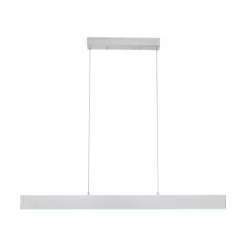 LED Pendelleuchte silber, Fernbedienung, Tuya App smarthome