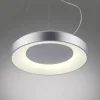 LED Pendelleuchte silber steuerbar über App dimmbar RGB+CCT