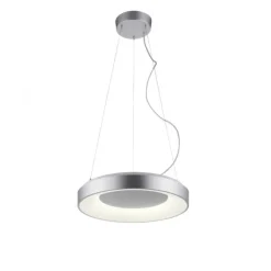 LED Pendelleuchte silber steuerbar über App dimmbar RGB+CCT