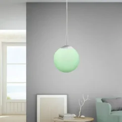 LED Pendelleuchte Smarthome D=20 silber dimmbar App Fernbedienung