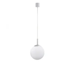 LED Pendelleuchte Smarthome D=20 silber dimmbar App Fernbedienung