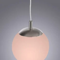 LED Pendelleuchte Smarthome D=20 silber dimmbar App Fernbedienung