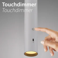 LED Pendelleuchte weiß höhenverstellbar magnetischer Kopf Akku