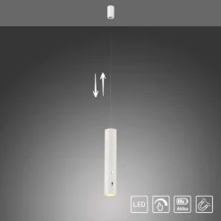 LED Pendelleuchte weiß höhenverstellbar magnetischer Kopf Akku
