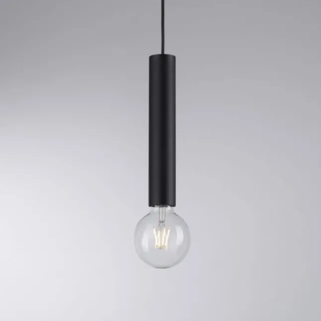 LED Pendelleuchte, zeitlos, schwarz, Innenleuchte,1 flammige Pendellampe