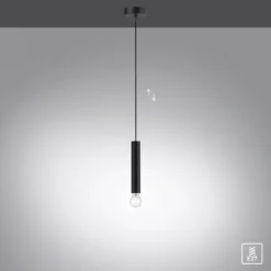 LED Pendelleuchte, zeitlos, schwarz, Innenleuchte,1 flammige Pendellampe