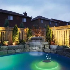 LED-Poolleuchte, Bluetooth kompatibel, Farbwechsel, Fernbedienung, dimmbar