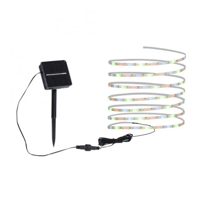 LED Solar Stripe 8 Farbmodis Außenbereich IP44 Erdspieß