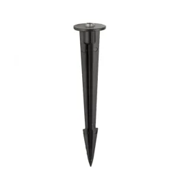 LED Spießleuchte D=50cm schwarz IP65 Schutz Timerfunktion Gartenlampe