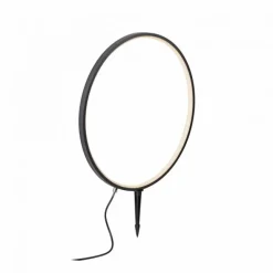 LED Spießleuchte D=50cm schwarz IP65 Schutz Timerfunktion Gartenlampe
