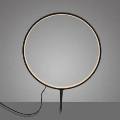 LED Spießleuchte D=50cm schwarz IP65 Schutz Timerfunktion Gartenlampe