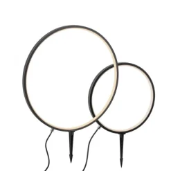 LED Spießleuchte Gartenlampe Ringform Timerfunktion IP65 wasserfest