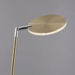 LED Stehleuchte AKKU Bente, Akkuleuchte, IP20, aufladbar, messingfarben