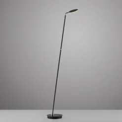 LED Stehleuchte AKKU BENTE, schwarz, Akkuleuchte, aufladbar, dimmbar,