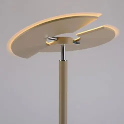 LED Stehleuchte ARTUR, sandfarben, Tastdimmer, dreh-und schwenkbar