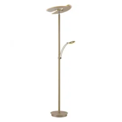 LED Stehleuchte ARTUR, sandfarben, Tastdimmer, dreh-und schwenkbar