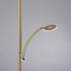 LED Stehleuchte ARTUR, sandfarben, Tastdimmer, dreh-und schwenkbar
