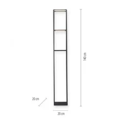LED Stehleuchte CONNI schwarz, warmweiß, dimmbar, Innenleuchte