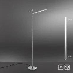 LED-Stehleuchte, höhenverstellbar, inkl. Dimmfunktion über Tastendimmer