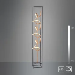LED Stehleuchte, modernes Design, warmweißes Licht, inkl. Dimmfunktion