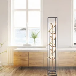 LED Stehleuchte, modernes Design, warmweißes Licht, inkl. Dimmfunktion