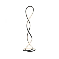 LED Stehleuchte modernes Design, TWIST, schwarz,