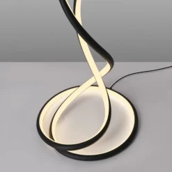 LED Stehleuchte modernes Design, TWIST, schwarz,